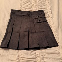 Girls Skirt Skort Size 8 French Toast Uniform Skort Gray