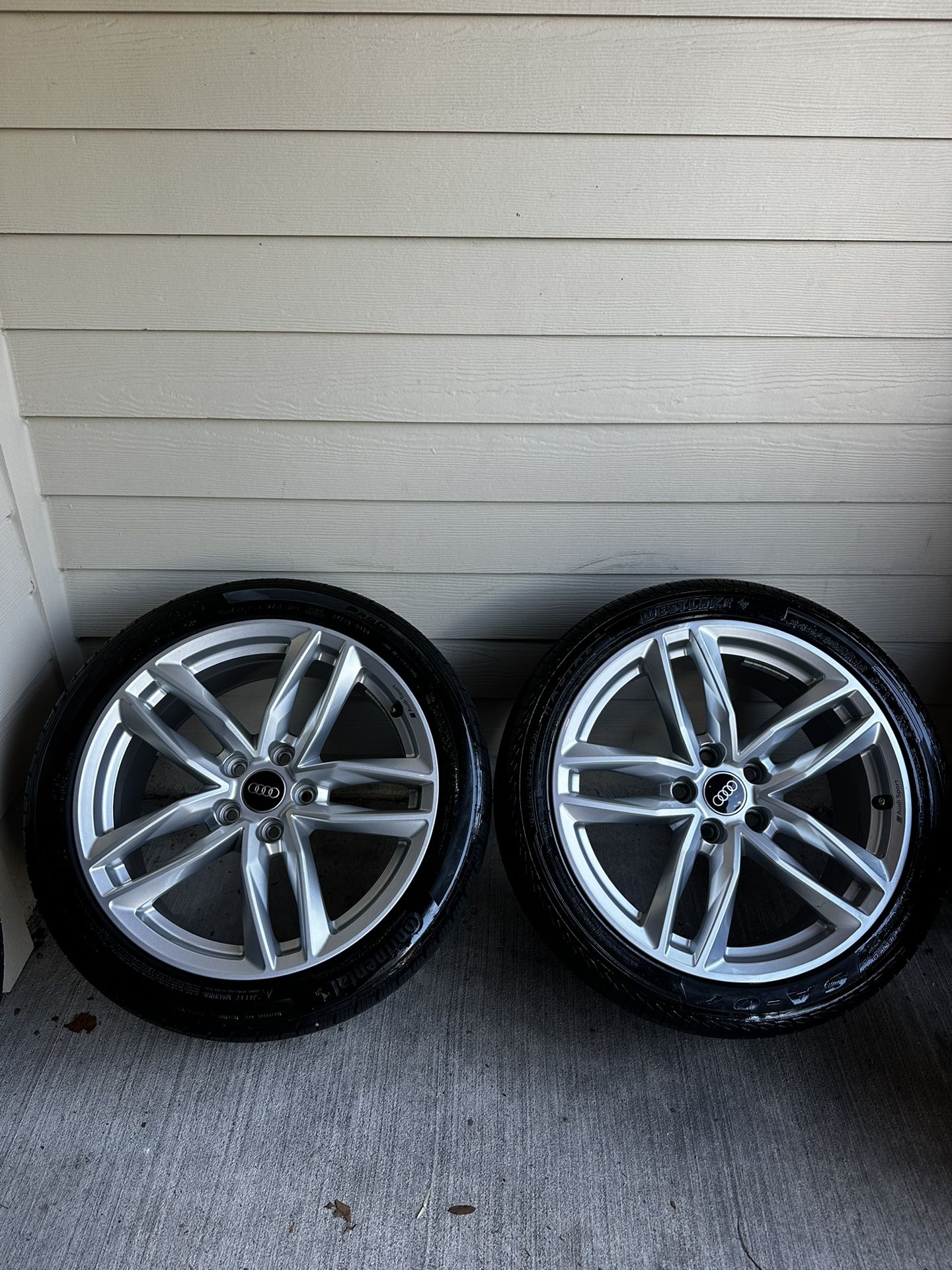 Audi OEM 18’ Wheels with Tires