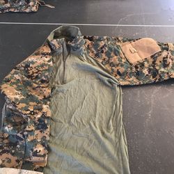 TruSpec Quarter Zip Digital Camo Combat Shirt