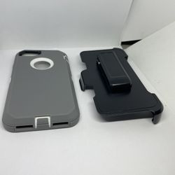 For iPhone SE , iPhone 6, iPhone 7/8 Gray Belt Clíp Case 