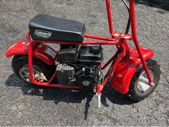 Coleman CT100U Mini Bike, runs good, new carb