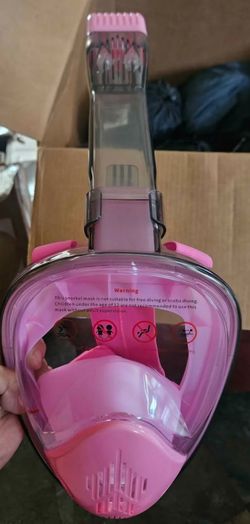 Full Face Snorkel Mask Pink