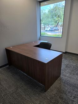 L-Shaped Office Desk – DM for pricing!
