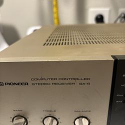 🎵 Vintage Pioneer SX-6 Stereo Receiver | Classic 80s Hi-Fi | Computer Controlled System