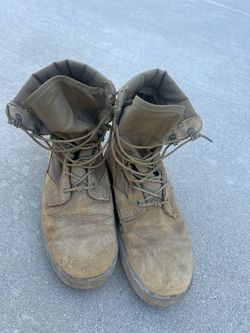 Military Combat Boots - Size 10