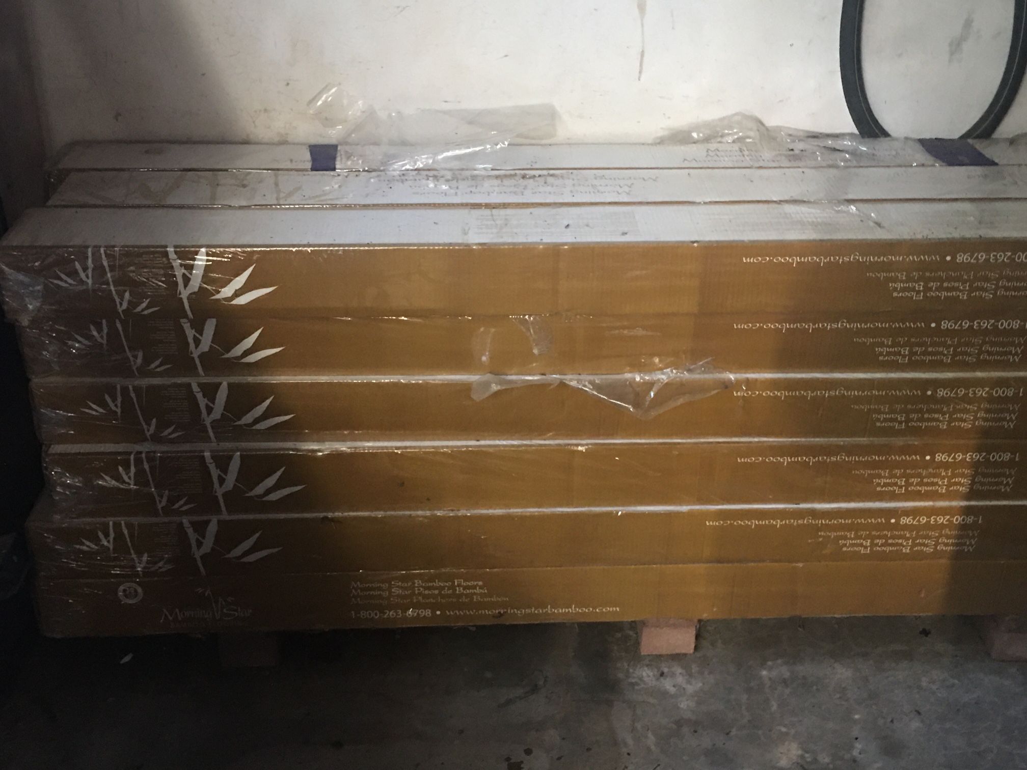 Morningstar bamboo wood flooring unopened boxes-San Fernando Valley