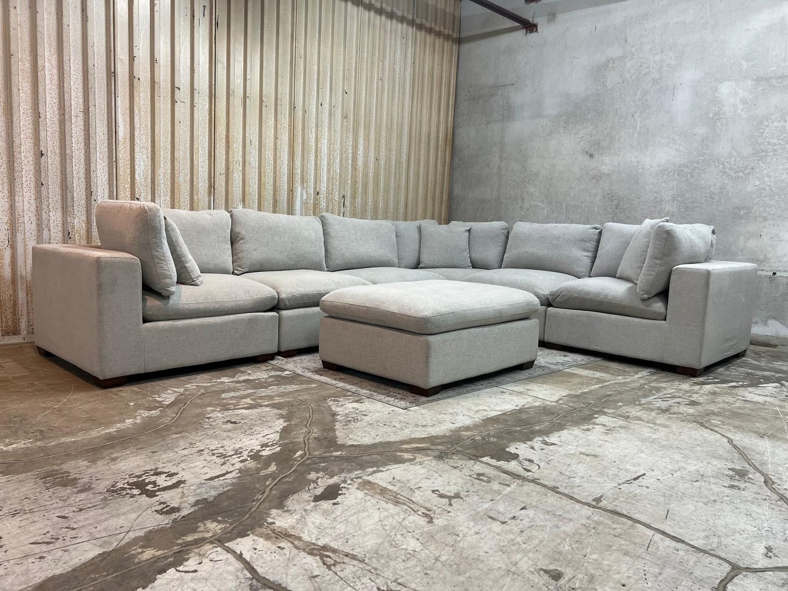 Sectional Sofa 7 peace with ottoman 
