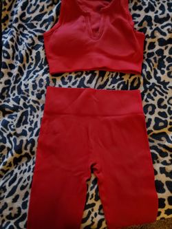 Crop Top Leggings Set