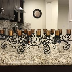 Candle holders set of three