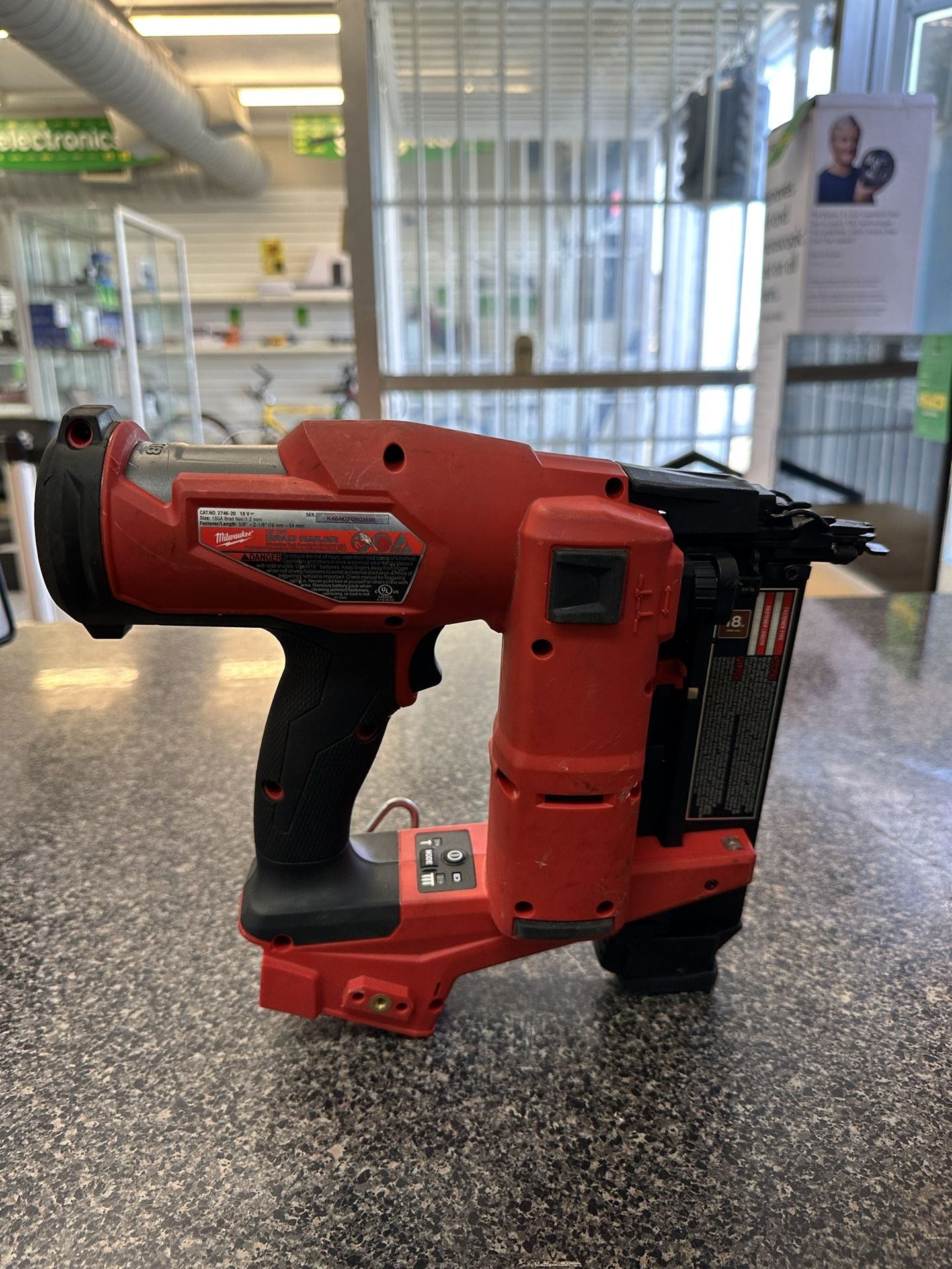 Milwaukee 18 Gauge Brad Nailer (Tool Only) for Sale in San Diego, CA