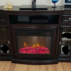 Electric Fireplace TV Stand 