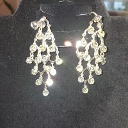 Chandelier Rhinestone Earrings 