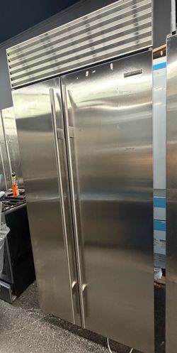 Sub Zero 36” built in side by side Refrigerator stainless steel