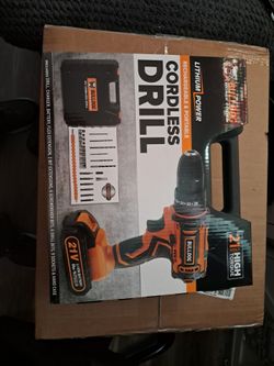 Bulldog home tools cordless drill