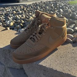 Nike Court Vision Mid Twine Light Brown Size 13
