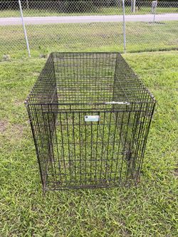 Dog Kennel -( size: 48”x 30”x 32” in high )- Used