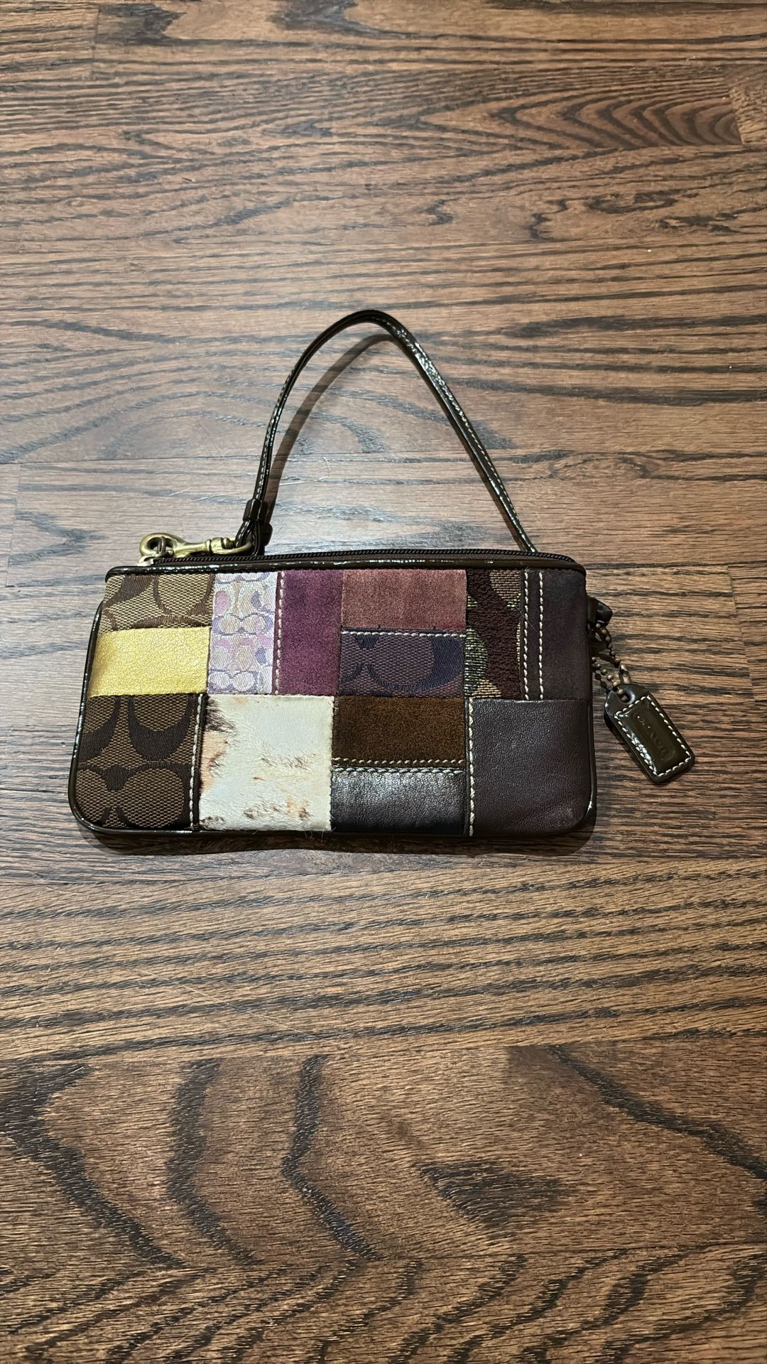 COACH Patchwork Wristlet