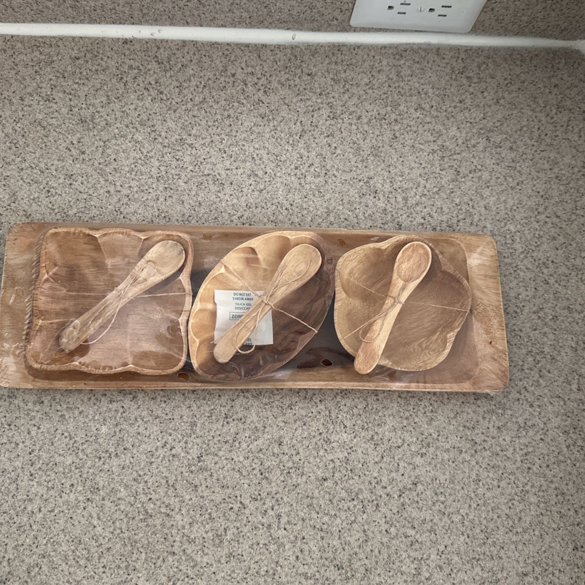 Vintage Condiment Set Tray