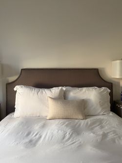 Queen upholstered headboard