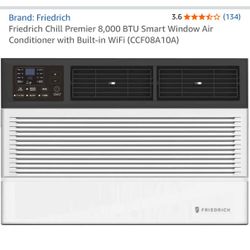Friedrich Window AC 8,000 BTU