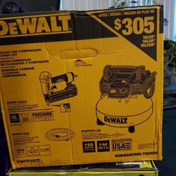 DEWALT

6 Gal. 18-Gauge Brad Nailer and Heavy-Duty Pancake Electric Air Compressor Combo Kit

.