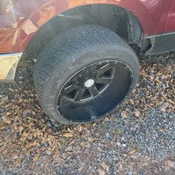 have 22 Inch Rims With Tires Brand New