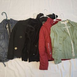 Outerwear Lot Size SMALL 5 Pieces 