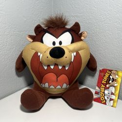 Looney Tunes Tasmanian Devil Taz Cartoon 9" Plush Stuffed