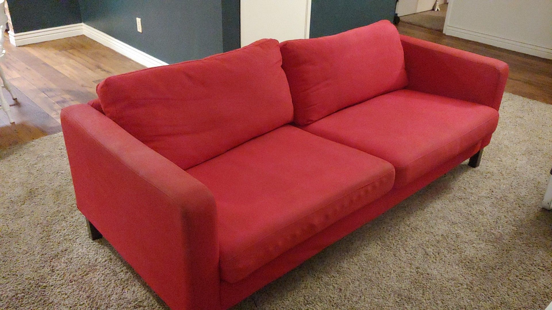 Big red couch