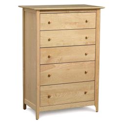 Copeland Sarah 5-Drawer tall Chest/dresser solid maple wood L32”*D20”*H45”(address in description)  👇delivery 🚚 available within 15 miles with extra