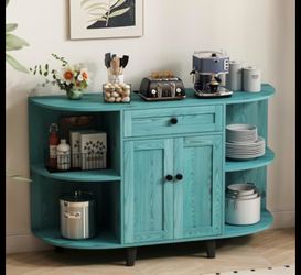 Buffet table and 2 chairs