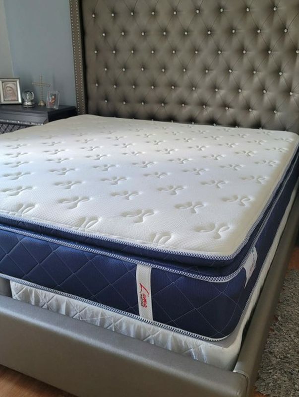🍃 NEW AMERICAN PILLOW TOP KING MATTRESS WITH BOX SPRING 🍃 ALSO