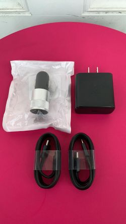 45Watts Samsung Super Fast Combo/Brand New 45Watts Original Samsung Super Fast C-Type To C-Type Charger and Fast Car Charger