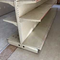 Double Sided Commercial Storage Shelves 