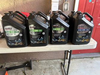 Kirkland Signature Full Synthetic Motor Oil 5-Quart Jugs