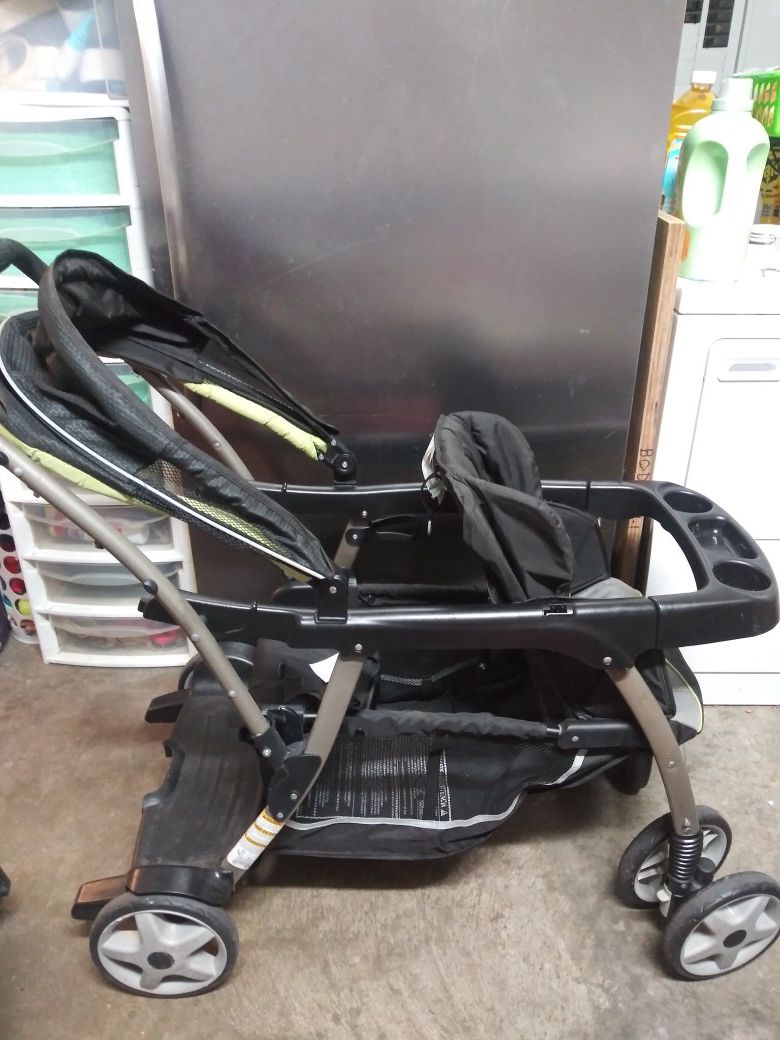 Graco sit n stand double stroller