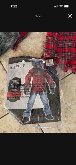 Halloween 👻 costume Werewolf boiys size.xl-14-16