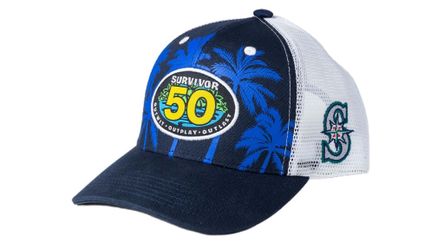 2026 Survivor 50 Season Night Seattle Mariners Cap Hat Snapback Brand New 5/18