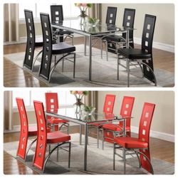 Dining Set W/6 Chairs