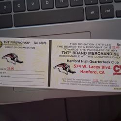TNT Firework Tickets 