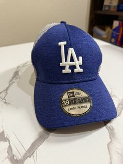 New Era Los Angeles Dodgers 39Thirty Blue Gray Neo Mesh Flex Stretch Hat Cap M/L