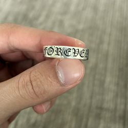 Chrome Hearts Silver Forever Ring