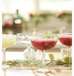 Princess House margarita glasses $30