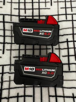 Milwaukee M18 RedLithium XC5.0 Battery Pack (2)