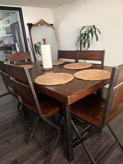 Wood table