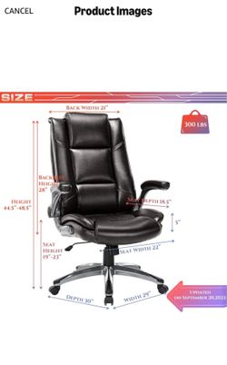 High Back Leather Office Chair