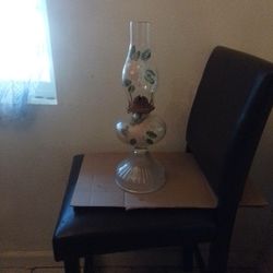 Antique Oil Burner Lamp Moving Sale