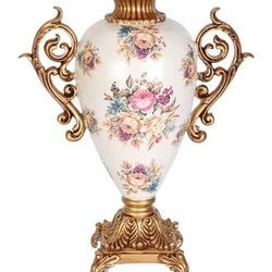 Vintage Floral Vase 