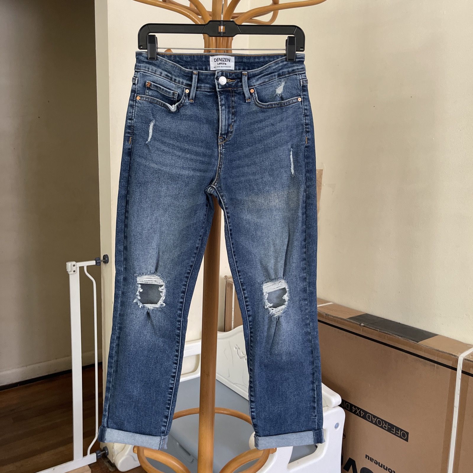 Denizen From Levi’s Boyfriend Blue Jeans Women’s Size 6 W28