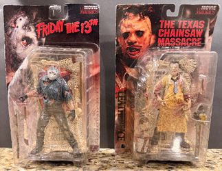 Horror action figures McFarlane Toys Movie Maniacs  1998 ( $30 each )